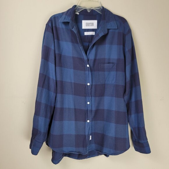 Grayson Frank & Eileen Shirt The Hero Plaid Long Sleeve Button Down - Picture 3 of 11
